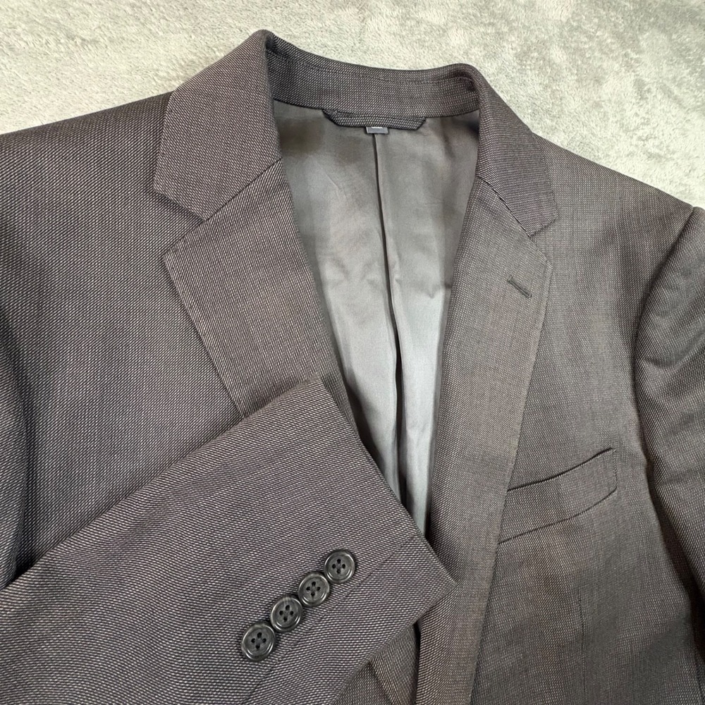 Bonobos Men's 36S Gray Jetsetter Slim Wool Blend Lanificio Comero Italy Blazer